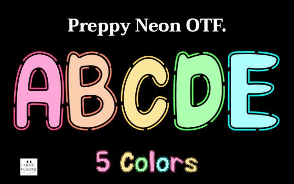 Download Preppy Neon - Premium Resources